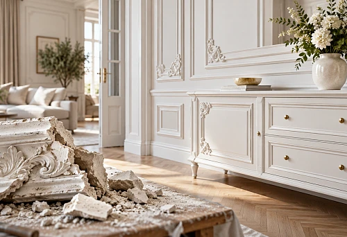 Gypsum or polyurethane: why polyurethane moulding is better for interiors and furniture