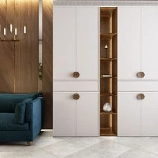 Short round legs for furniture in interior