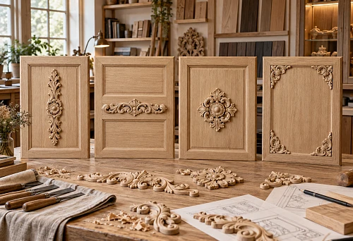Decorative wood overlays: vertical, horizontal, central or corner &mdash; which to choose
