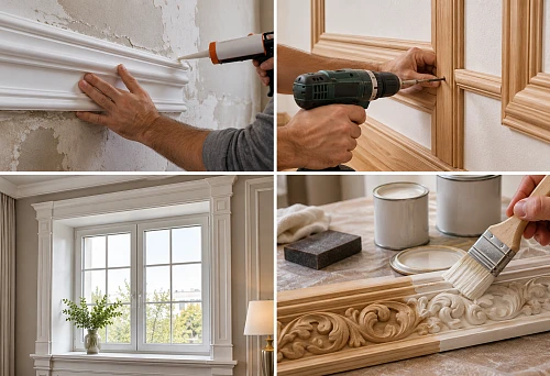 How to paint carved wooden moulding: preparation, primer, enamel and finishing