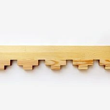 Facade house decoration with folk carving, window trims NL-1