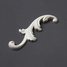 NPU‑431R Molding Horizontal Polyurethane Overlay with Smooth Classic Scrolls for Walls and Furniture
