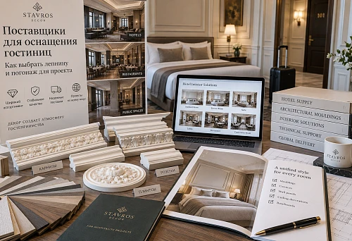 Suppliers for hotel outfitting: how to choose stucco and moldings for a project