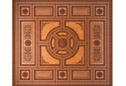 Unique ceiling decoration by yourself in a modern interior