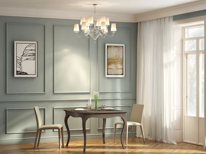 Living room interior with stylish table STL-016