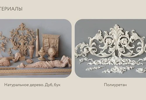 Decorative materials for interiors: visualization and selection in mockup.