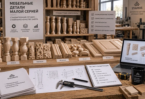 Small-batch furniture parts: how to standardize ready-made wooden components for repeatable production