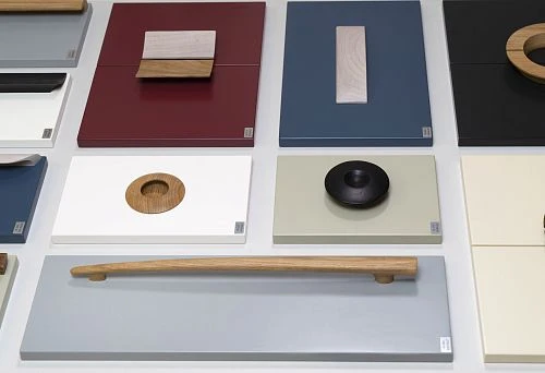 Modern Furniture Fronts with Original Handles and Experimental Design