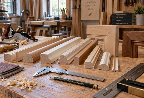 Beech mouldings for furniture: how to choose a profile for enamel, tinting, and precise joints