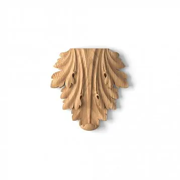 Wooden insert for a cabinet, harmonizing with the color and texture of wood