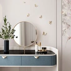 Carved applique N-479 for furniture decoration, photo of cabinet