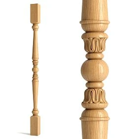 Wooden balustrade L-026
