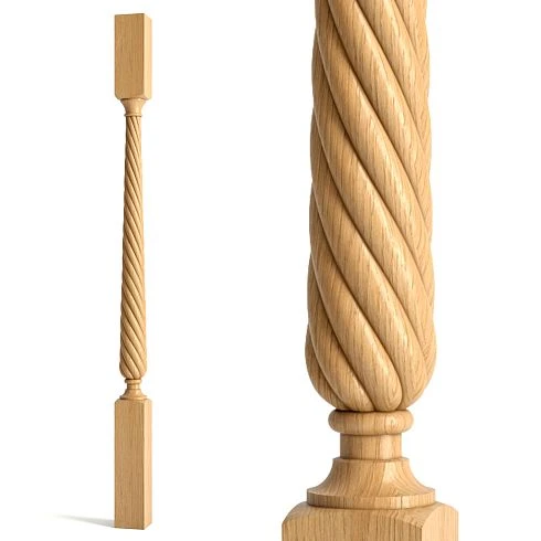 Wooden baluster L-038