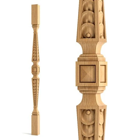 Wooden baluster L-042
