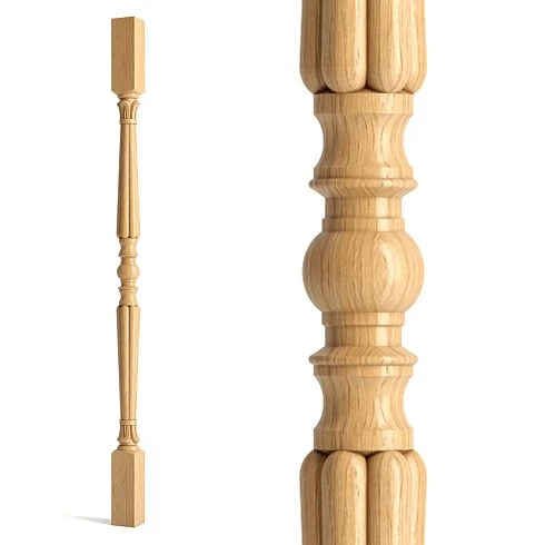 Wooden baluster L-047