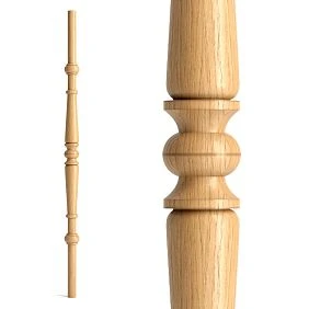 Wooden balustrade L-056