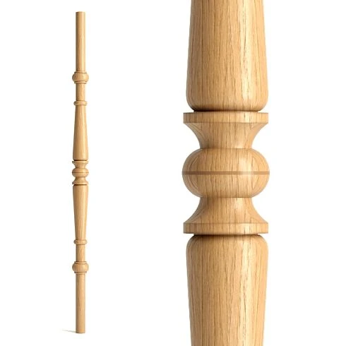 Wooden balustrade L-056