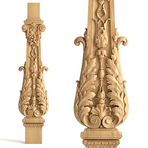 Wooden baluster L-106