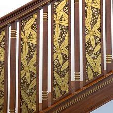 Carved staircase detail L-097, baluster photo