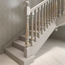 Vertical post for staircase &mdash; wooden stair baluster L-111