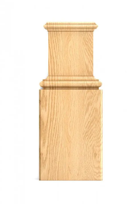 BS-004 pilaster base &mdash; solid oak or beech product