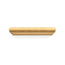 BS-009.1 pilaster base in perspective, showcasing smooth decorative lines