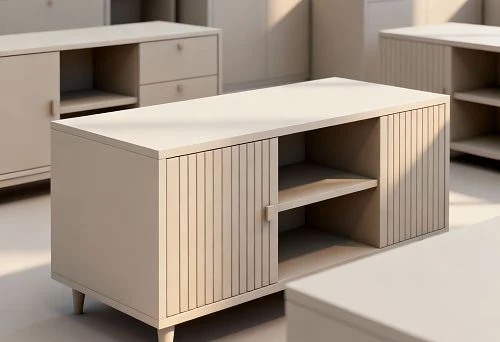 3D Furniture Models in Digital Design for Basis Furniture Maker