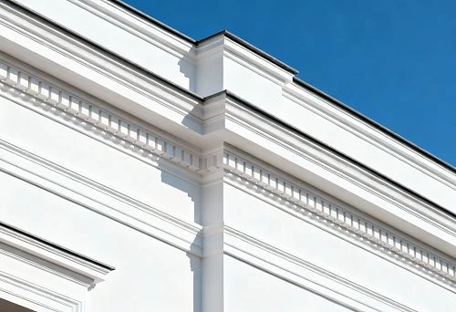 Facade Molding on a Building &mdash; Classic Architectural Decor for Facade Transformation