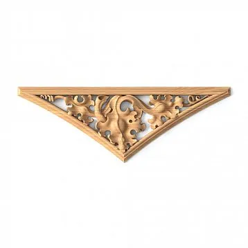 Wooden furniture decoration, buy as carved inlay N-350R