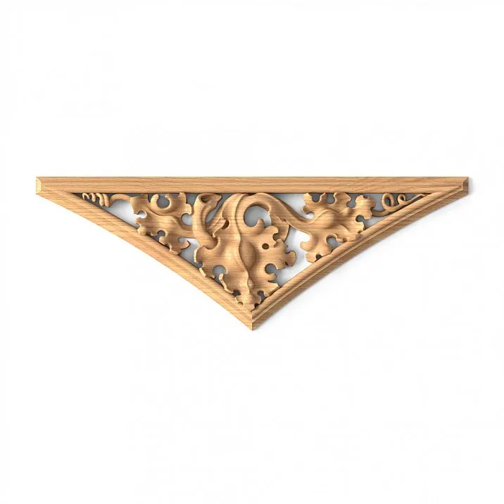 Wooden furniture decoration, buy as carved inlay N-350R