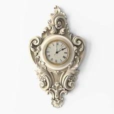 Wall clock CHPU-001 made of polyurethane, large photo