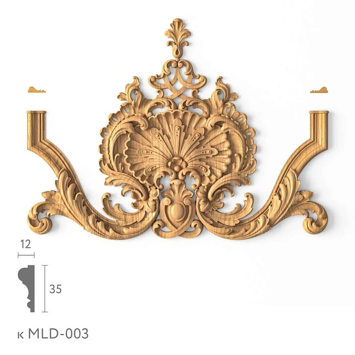 Carved overlay N-410 for molding MLD-003