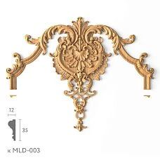 Carved overlay N-413 fits molding MLD-003