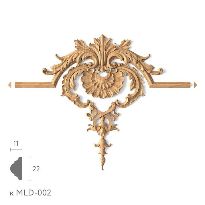 Carved overlay N-416 for molding MLD-002