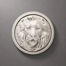 Decorative lion overlays for walls and columns in various sizes