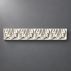Elegant carved overlay molding KPU-004 from polyurethane for decoration