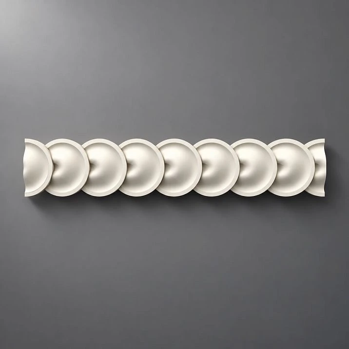 Carved polyurethane applique KPU-003 for interior, molding decoration