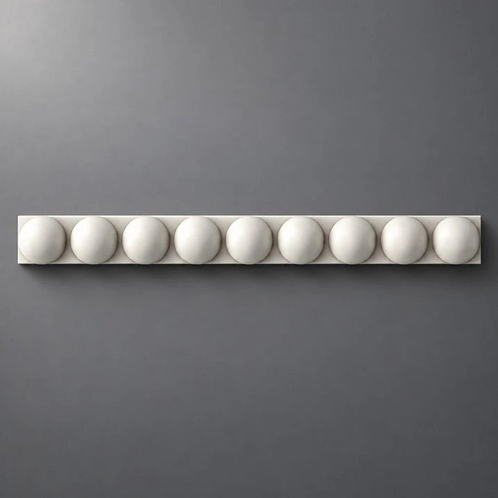 Polyurethane molding KPU-006 &mdash; carved decorative element for interior &mdash; molding price