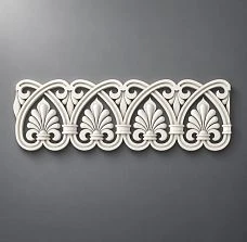 KPU-064 decorative molding polyurethane, carved effect, buy molding Moscow