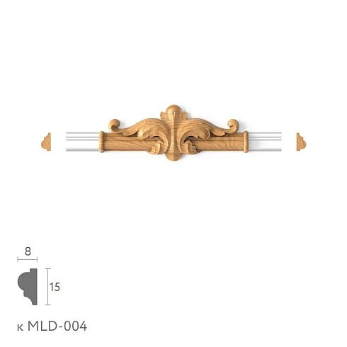 Decorative connecting element N-401.1