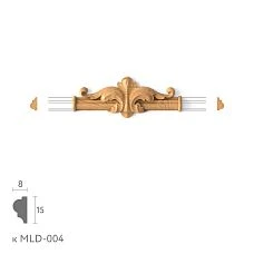 Decorative connecting element N-401.1 made of wood