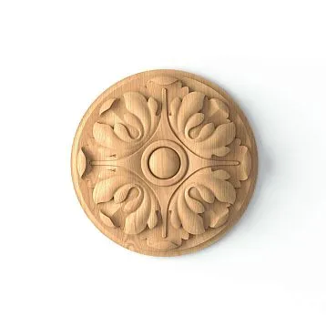 Wooden Rosette R-001
