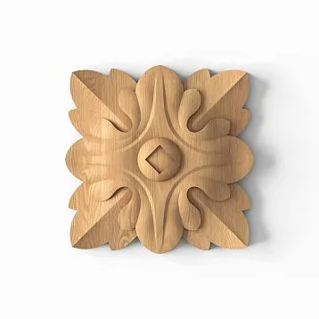 Wooden rose R-013