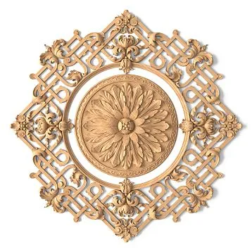 Wooden Ceiling Rosette R-071