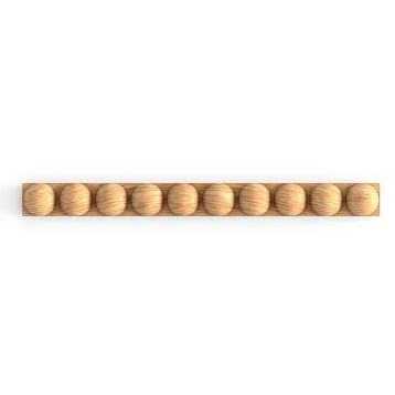 Wooden Carved Elements for Decorating Furniture and Walls, Wooden Batten K-006