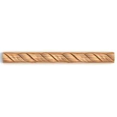 Decorative Molding K-075 made of oak or beech with a carved braid pattern