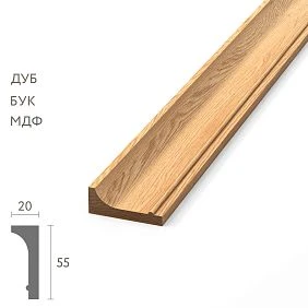 Деревянный карниз KZ-006