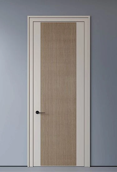 Idea for decorating a door with a slatted panel PAN-001