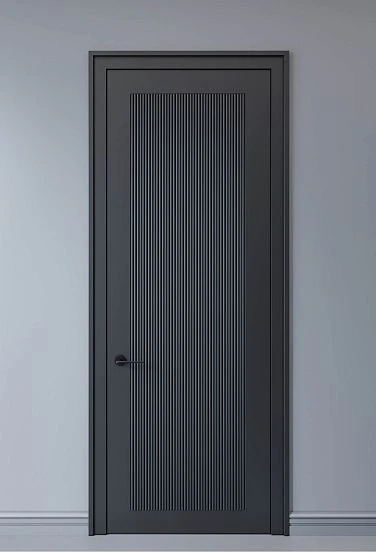 Idea for decorating a door with a slatted panel PAN-002