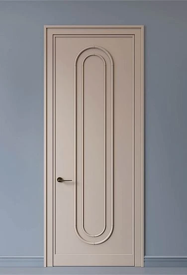 Idea for decorating a door in Japandi style CPU-3.1